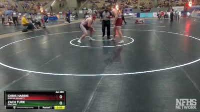 AA 285 lbs Champ. Round 1 - Chris Harris, Dobyns Bennett vs Zach Turk, Oakland