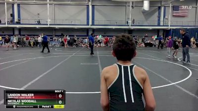 60 lbs Finals (2 Team) - Landon Walker, Terps East Coast Elite vs Nicolas Woodall, Doughboys