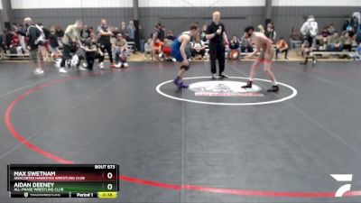 113 lbs Cons. Round 2 - Aidan Deeney, All-Phase Wrestling Club vs Max Swetnam, Anacortes Hawkeyes Wrestling Club