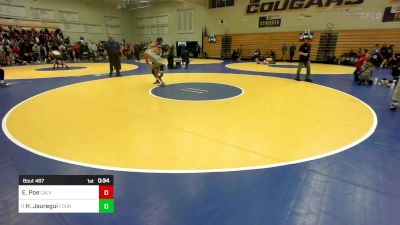 109 lbs Consi Of 16 #2 - Elijah Poe, Calvary Chapel-Santa Ana vs Hunter Jauregui, Fountain Valley