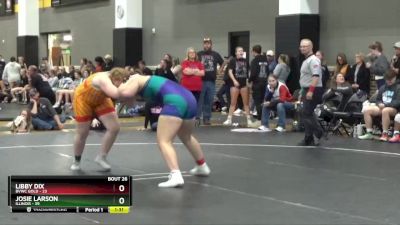 190 lbs Round 4 (16 Team) - Josie Larson, Illinois vs Libby Dix, BVWC Gold