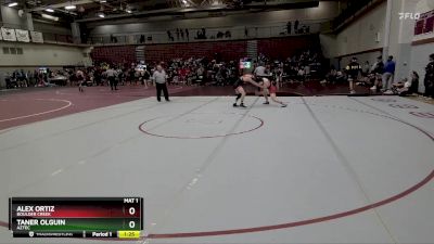 113 lbs Quarterfinal - Alex Ortiz, Boulder Creek vs Taner Olguin, Aztec