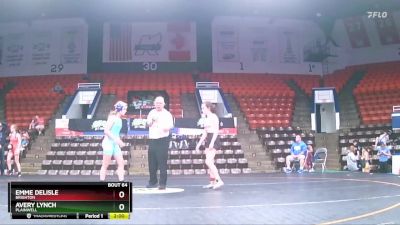 120 lbs Cons. Round 3 - Avery Lynch, Plainwell vs Emme Delisle, Brighton