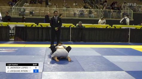 DANIEL JAENISCH LOPES vs JEMAR LOCQUIAO AYSON 2024 Pan Jiu Jitsu IBJJF Championship