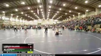 130 lbs Champ Round 1 (16 Team) - Lorenzo Gallegos, Stout vs Bo Goodman, Utah Black