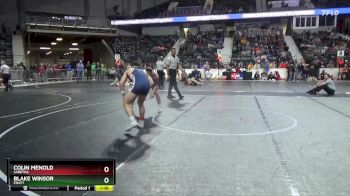 157 lbs Semifinal - Colin Menold, Sabetha vs Blake Winsor, Pratt