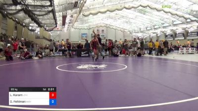 65 kg Consi Of 16 #2 - Luke Karam, Lehigh Valley Wrestling Club vs David Fehlman, Mat-Town USA