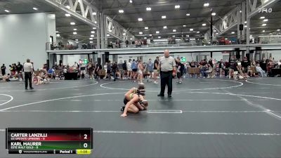 98 lbs Round 5 (8 Team) - Karl Maurer, Este Built Gold vs Carter Lanzilli, U2 Upstate Uprising