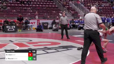 145 lbs Semifinal - Max Stein, Faith Christian Acad vs John Maurer, Berks Catholic
