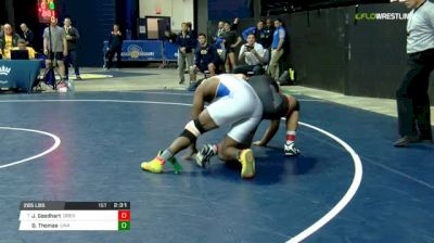 285 lbs Consi of 8 #2 - Joey Goodhart, Drexel vs Demetrius Thomas, Unattached