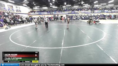 133 lbs Champ. Round 2 - Tyler Fleetwood, Wisconsin-Eau Claire vs Jacob Moore, Linfield University