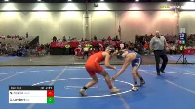 141 lbs C Of 16 #1 - Nathan Boston, Campbell University vs Garrett Lambert, Hofstra