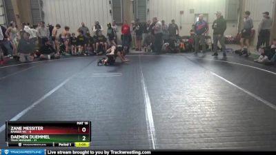 88 lbs Round 1 - Daemen Duemmel, Team Missouri vs Zane Messiter, Ranger WC