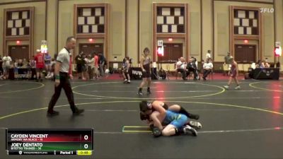 92 lbs Round 3 (4 Team) - Joey Dentato, Bitettio Trained vs Cayden Vincent, Armory WA Black