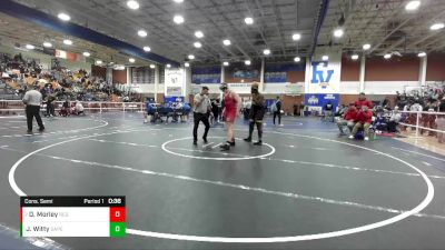 285 lbs Cons. Semi - Dirk Morley, Regis Jesuit vs Jerry Witty, San Pedro