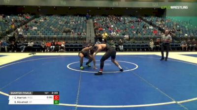 184 lbs Quarterfinal - Canten Marriott, Missouri vs Sohrab Movahedi, Cal Poly