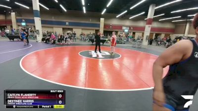 164 lbs Quarterfinal - Caitlyn Flaherty, Frisco Texas Jacks Wrestling vs Destinee Harris, Finesse Wrestling Club