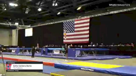 Sofia Caldera Dorta - Tumbling, The Palaestra - 2021 USA Gymnastics Championships