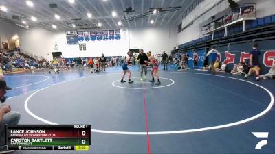 114 lbs Round 1 - Lance Johnson, Natrona Colts Wrestling Club vs Carston Bartlett, Rawtown Elite