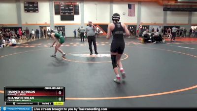130 lbs Cons. Round 2 - Harper Johnson, Iowa City, Liberty vs Shannon Dolan, Cedar Rapids Kennedy