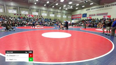 154 lbs Round Of 16 - Samuel Chacon, Clovis vs Levi Hart, Tehachapi