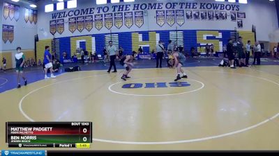 106 Gold Round 2 - Ben Norris, Jensen Beach vs Matthew Padgett, Miami Palmetto