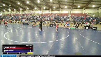 83 lbs Quarterfinal - Mason Bruber, NE vs Arav Pandey, PA