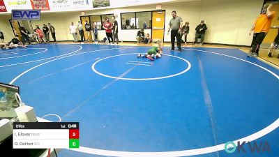 61 lbs Rr Rnd 2 - Isaac Glover, Brushy Wrestling Club vs Oliver Dorton, Grove Takedown Club