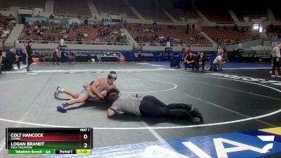 D3-150 lbs Champ. Round 1 - Colt Hancock, Combs vs Logan Brandt, Mica Mountain