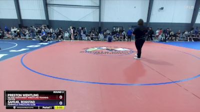 215 lbs Round 2 - Preston Wentling, Inland Northwest Wrestling Training Center vs Samuel Rogstad, Peninsula Wrestling Club