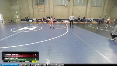 98 lbs Quarterfinal - Dayton Berry, Blaine Barracudas Wrestling Club vs Tommy Baxter, Punisher Wrestling Company