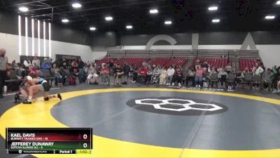 95 lbs Placement Matches (8 Team) - Jefferey Dunaway, Gotcha Illinois (IL) vs Kael Davis, Burnett Trained (OH)