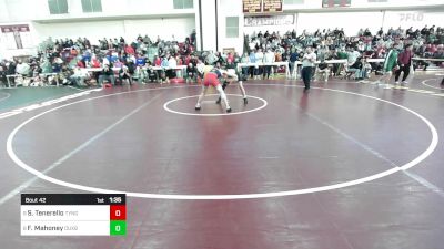 138 lbs Round Of 16 - Spencer Tenerello, Tyngsborough/Dracut vs Freddie Mahoney, Duxbury