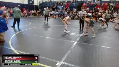 107 lbs Semifinal - Michael Pearson, Carolina Reapers vs Grayson Sloan, Eastside Youth Wrestling