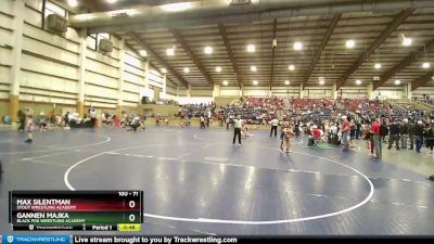 71 lbs Quarterfinal - Max Silentman, Stout Wrestling Academy vs Gannen Majka, Black Fox Wrestling Academy