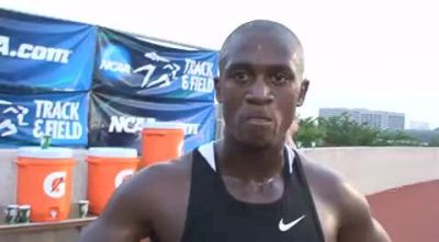 Gerald Phiri Texas A&M 100 qualifier 2010 NCAA West Preliminary