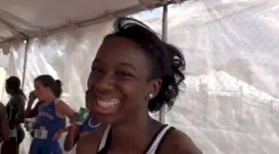 Vashti Thomas A&M after the 100 hurdle rounds 2010 NCAA West Preliminaries