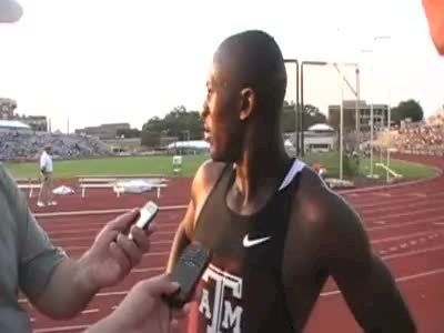 Gerald Phiri Texas A&M 200 qualifier 2010 NCAA West Region