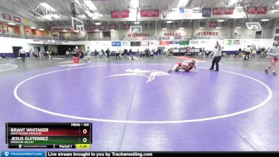 165 lbs Quarterfinal - Jesus Guiterrez, Missouri Valley vs Brant Whitaker, Unattached Missouri