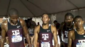 Texas A&M men 4x400 qualifiers 2010 NCAA West Region