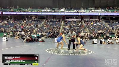 145 lbs Cons. Round 2 - Madeline Adrignola, Brevard&nbsp; vs Brooke Gladue, Cuthbertson