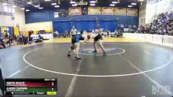 220 lbs Cons. Semi - Kaden Darwin, Palmetto Ridge H.S. vs Aidyn Wolfe, Riverview (Riverview)