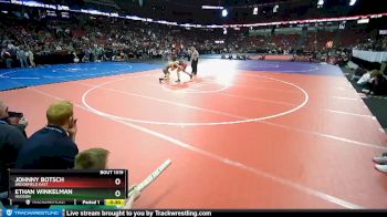D1-182 lbs 5th Place Match - Ethan Winkelman, Hudson vs Johnny Botsch, Brookfield East
