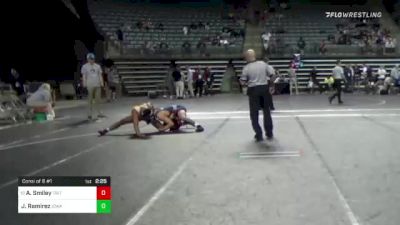 165 lbs Consi Of 8 #1 - Alonzo Smiley, Triton vs Josh Ramirez, Iowa Central