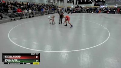 106 lbs Champ. Round 2 - Brody Black, MWC Wrestling Academy vs Boston Kuschel, MN Elite Wrestling Club