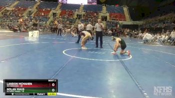 138 lbs Quarterfinals (8 Team) - Landon McMahen, W2-Bismarck vs Nolan Maus, E3-West Fargo