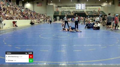 120 lbs 3rd Place - Ethan Whittenburg, Flowery Branch Jr Wrestling vs Paxton Gilmer, The Storm Wrestling Center