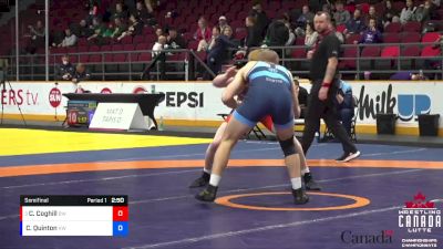 70kg Semifinal - Cole Coghill, Brock WC vs Connor Quinton, Kingston WC