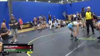 91 lbs Round 3 (6 Team) - Easton Pierce, Untouchables White vs Casey Crumpton, Olympia Black