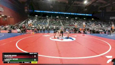 4A-126 lbs Quarterfinal - Landon Wood, Sheridan vs Hunter Boss, Jackson Hole